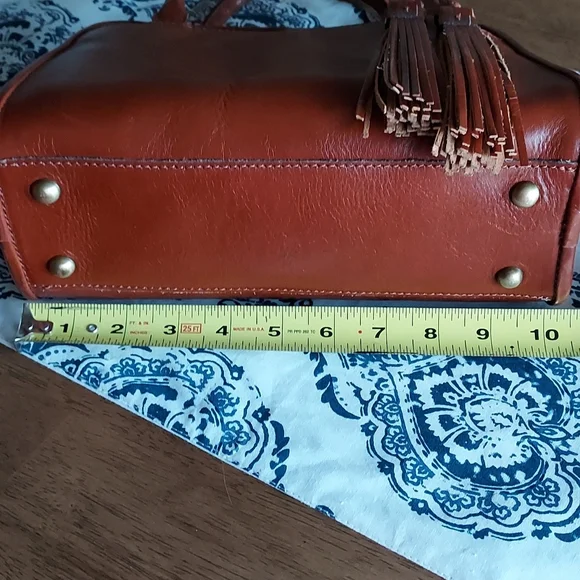 Patricia Nash Leather Small Satchel, Vintage - Picture 16 of 16